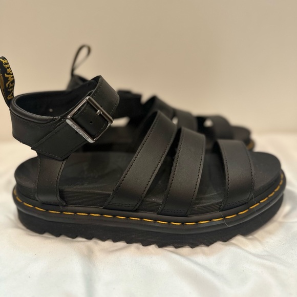 Dr. Martens Shoes - Doc Marten’s BLAIRE HYDRO LEATHER STRAP SANDALS